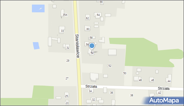 Stanisławice, Stanisławice, 54, mapa Stanisławice
