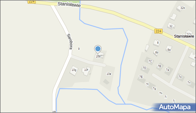 Stanisławie, Stanisławie, 10b, mapa Stanisławie