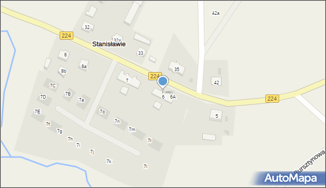 Stanisławie, Stanisławie, 6C, mapa Stanisławie