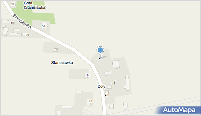 Stanisławka, Stanisławka, 47, mapa Stanisławka