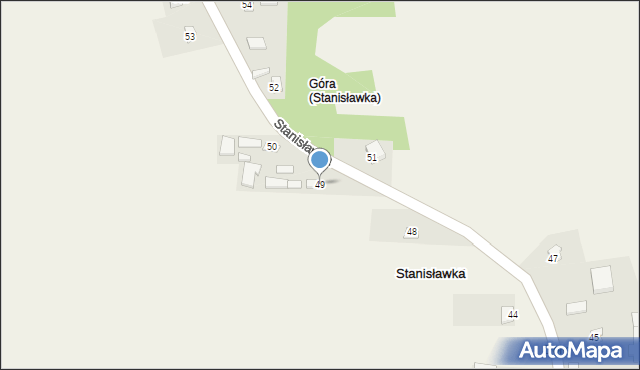 Stanisławka, Stanisławka, 49, mapa Stanisławka