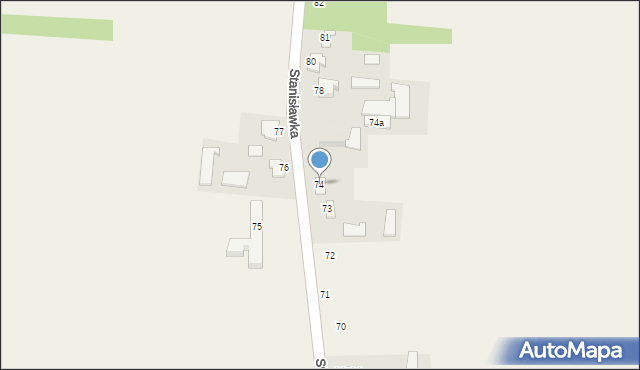 Stanisławka, Stanisławka, 74, mapa Stanisławka