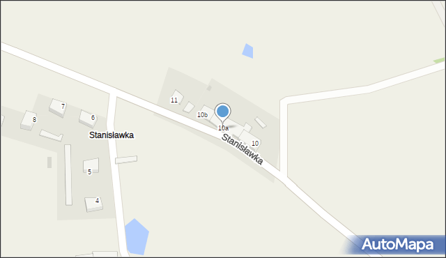 Stanisławka, Stanisławka, 10a, mapa Stanisławka