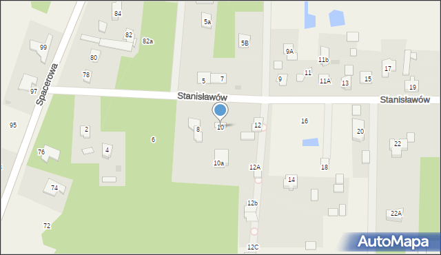Stanisławów, Stanisławów, 10, mapa Stanisławów