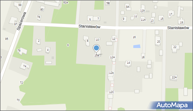 Stanisławów, Stanisławów, 10a, mapa Stanisławów