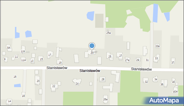 Stanisławów, Stanisławów, 23, mapa Stanisławów