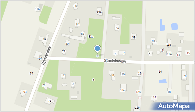 Stanisławów, Stanisławów, 3, mapa Stanisławów