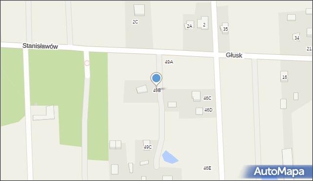 Stanisławów, Stanisławów, 49B, mapa Stanisławów