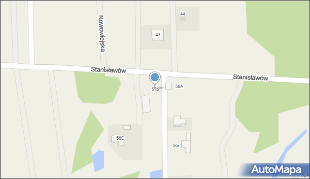 Stanisławów, Stanisławów, 57b, mapa Stanisławów