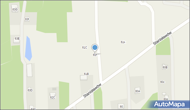 Stanisławów, Stanisławów, 61f, mapa Stanisławów