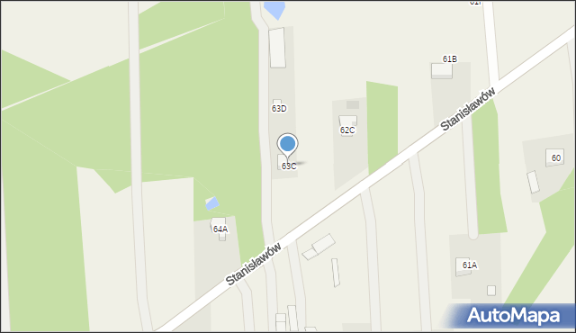 Stanisławów, Stanisławów, 63C, mapa Stanisławów