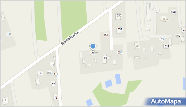 Stanisławów, Stanisławów, 66, mapa Stanisławów