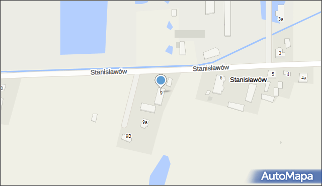 Stanisławów, Stanisławów, 9, mapa Stanisławów