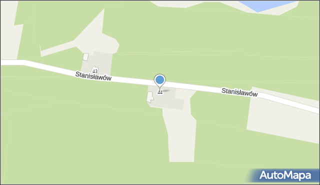 Stanisławów, Stanisławów, 44, mapa Stanisławów