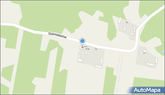 Stanisławów, Stanisławów, 60, mapa Stanisławów