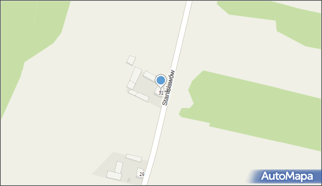 Stanisławów, Stanisławów, 31, mapa Stanisławów