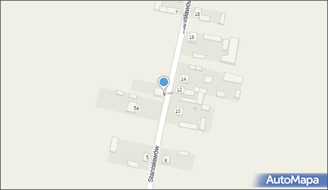 Stanisławów, Stanisławów, 9, mapa Stanisławów