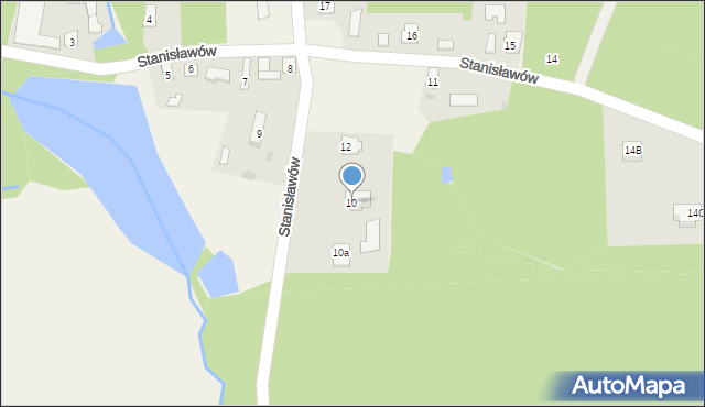 Stanisławów, Stanisławów, 10, mapa Stanisławów