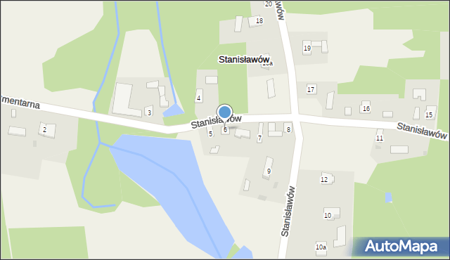 Stanisławów, Stanisławów, 6, mapa Stanisławów