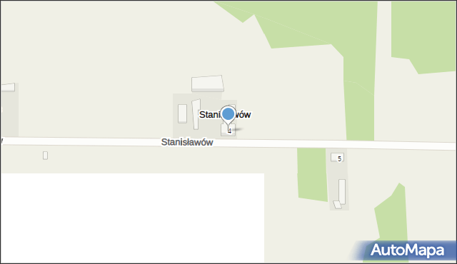 Stanisławów, Stanisławów, 4, mapa Stanisławów