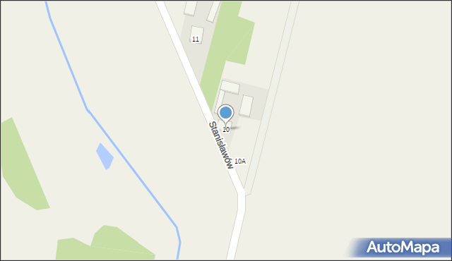 Stanisławów, Stanisławów, 10, mapa Stanisławów