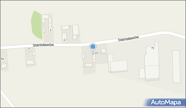 Stanisławów, Stanisławów, 1, mapa Stanisławów