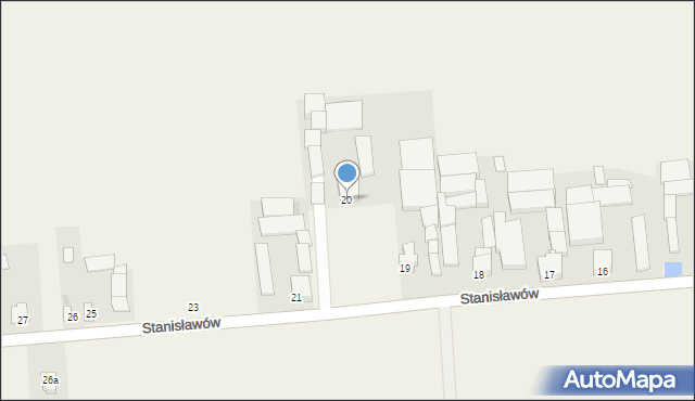 Stanisławów, Stanisławów, 20, mapa Stanisławów