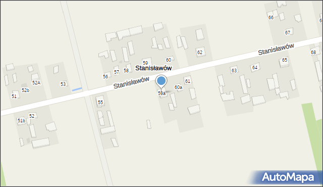 Stanisławów, Stanisławów, 59a, mapa Stanisławów