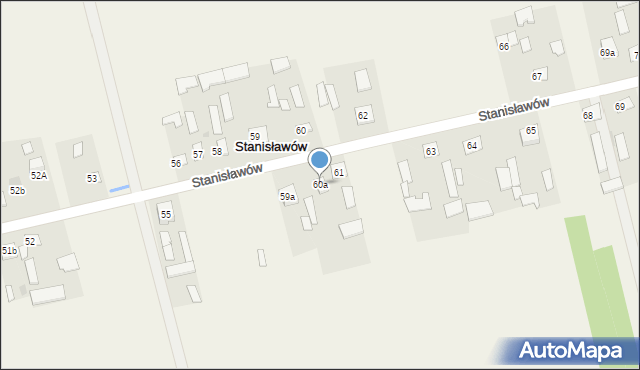 Stanisławów, Stanisławów, 60a, mapa Stanisławów