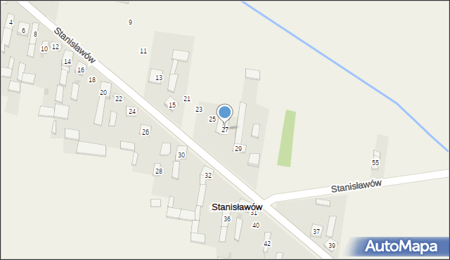 Stanisławów, Stanisławów, 27, mapa Stanisławów