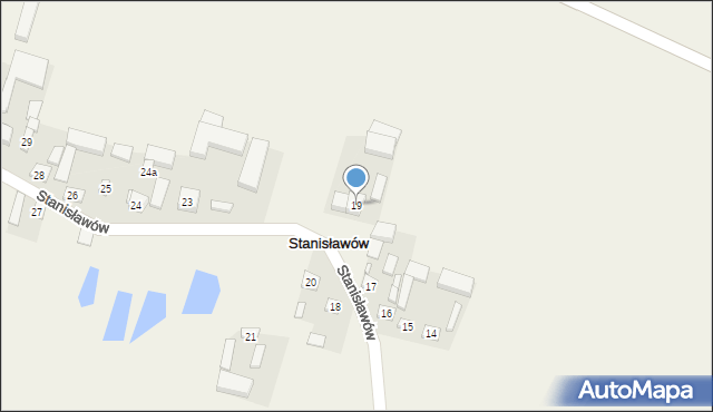 Stanisławów, Stanisławów, 19, mapa Stanisławów