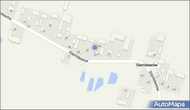 Stanisławów, Stanisławów, 24, mapa Stanisławów