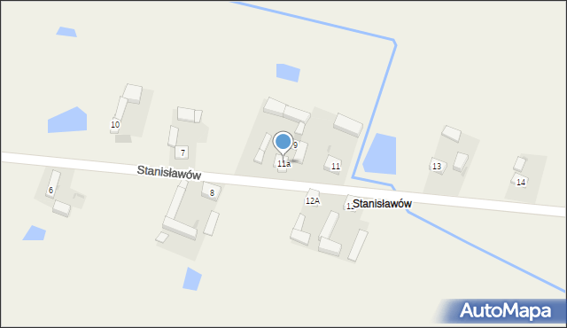 Stanisławów, Stanisławów, 11a, mapa Stanisławów