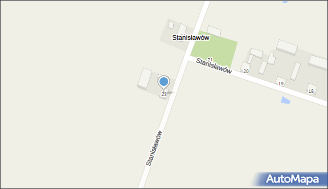 Stanisławów, Stanisławów, 23, mapa Stanisławów