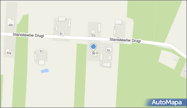 Stanisławów Drugi, Stanisławów Drugi, 55, mapa Stanisławów Drugi