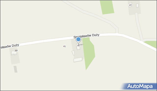 Stanisławów Duży, Stanisławów Duży, 40, mapa Stanisławów Duży