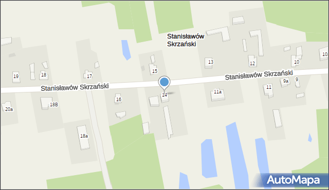 Stanisławów Skrzański, Stanisławów Skrzański, 14, mapa Stanisławów Skrzański