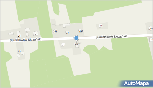 Stanisławów Skrzański, Stanisławów Skrzański, 27a, mapa Stanisławów Skrzański