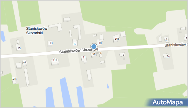 Stanisławów Skrzański, Stanisławów Skrzański, 9a, mapa Stanisławów Skrzański