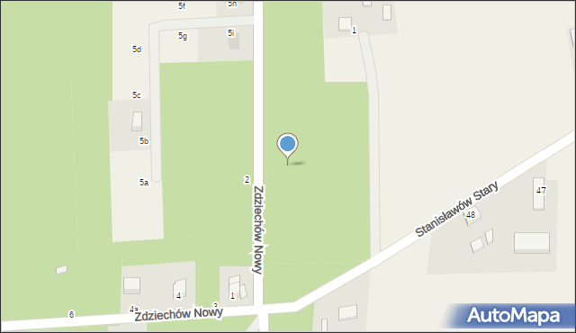 Stanisławów Stary, Stanisławów Stary, 1p, mapa Stanisławów Stary