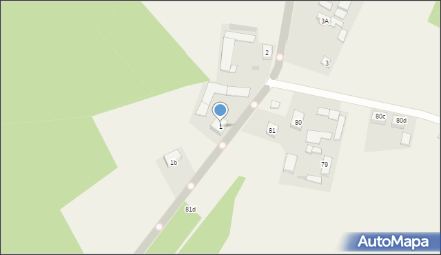 Stanisławowo, Stanisławowo, 1, mapa Stanisławowo