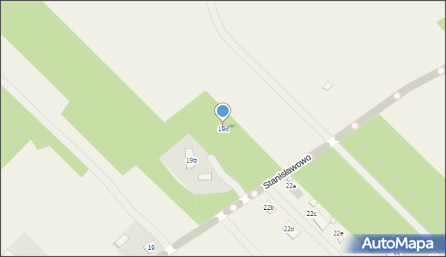 Stanisławowo, Stanisławowo, 19d, mapa Stanisławowo