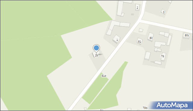 Stanisławowo, Stanisławowo, 1b, mapa Stanisławowo