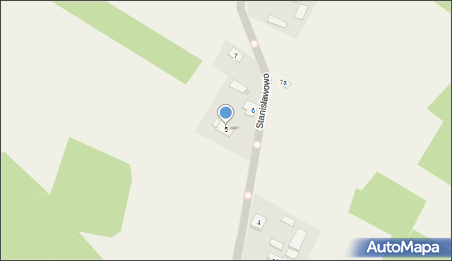 Stanisławowo, Stanisławowo, 5, mapa Stanisławowo