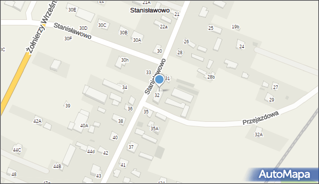 Stanisławowo, Stanisławowo, 32b, mapa Stanisławowo