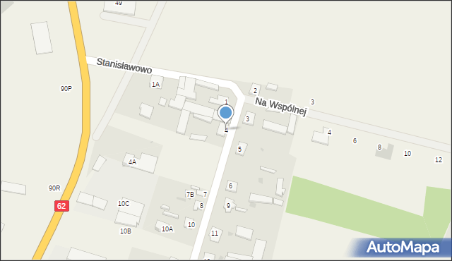 Stanisławowo, Stanisławowo, 4, mapa Stanisławowo