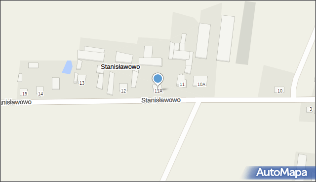 Stanisławowo, Stanisławowo, 11A, mapa Stanisławowo