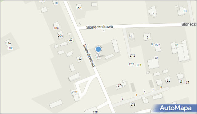 Stanisławowo, Stanisławowo, 17, mapa Stanisławowo