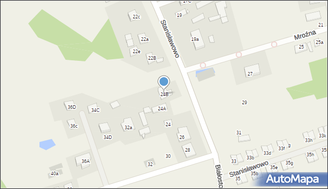 Stanisławowo, Stanisławowo, 24B, mapa Stanisławowo