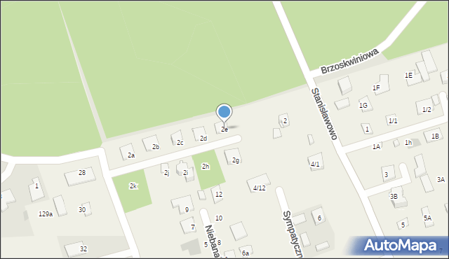 Stanisławowo, Stanisławowo, 2e, mapa Stanisławowo